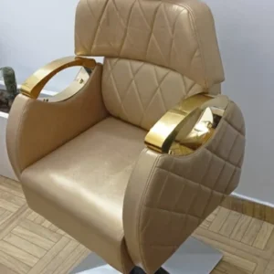 Golden Handle Salon Chair
