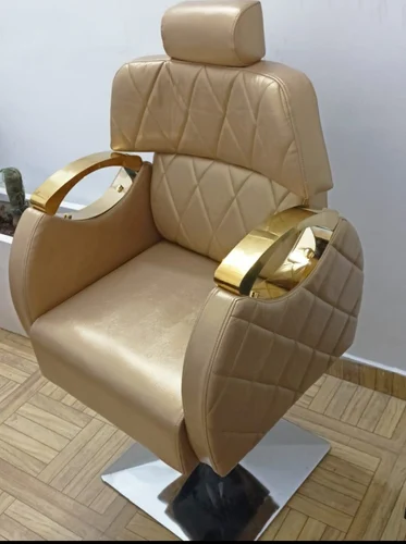 Golden Handle Salon Chair