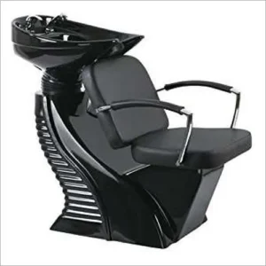 Black Shampoo Chair Station